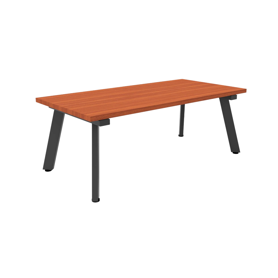 Eternity Rectangular Coffee Table - Cherry Black Frame