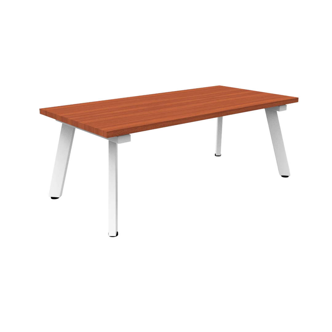 Eternity Rectangular Coffee Table - Cherry White Frame