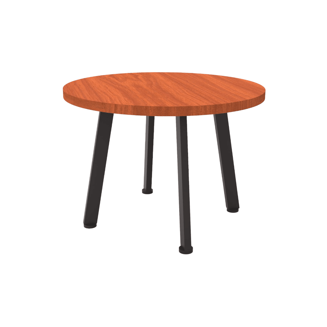 Eternity Round Coffee Table 600mm Cherry Black PC