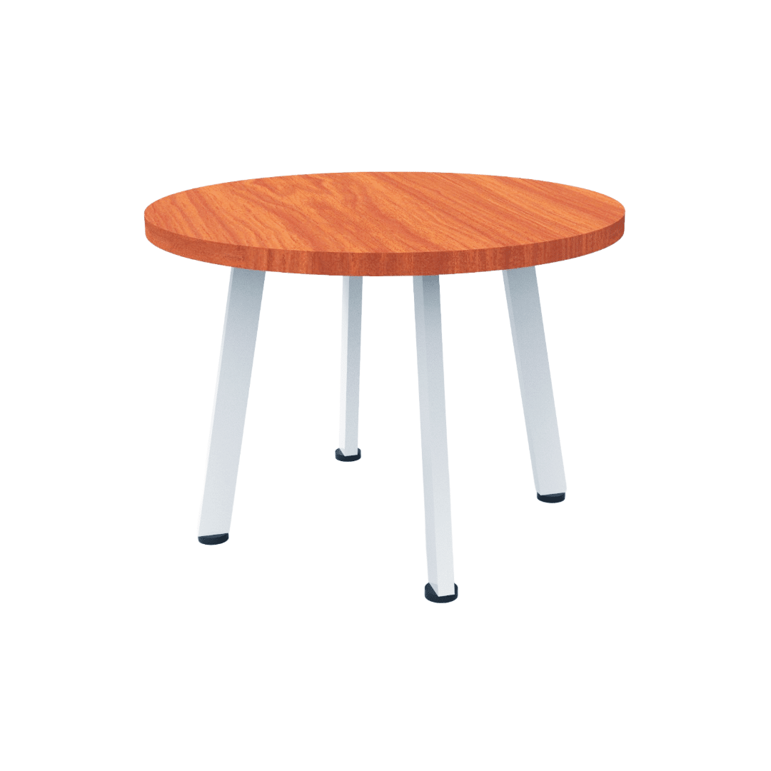 Eternity Round Coffee Table 600mm Cherry White PC