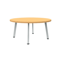 Eternity Round Coffee Table 900mm Beech White PC