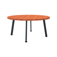 Eternity Round Coffee Table 900mm Cherry Black PC