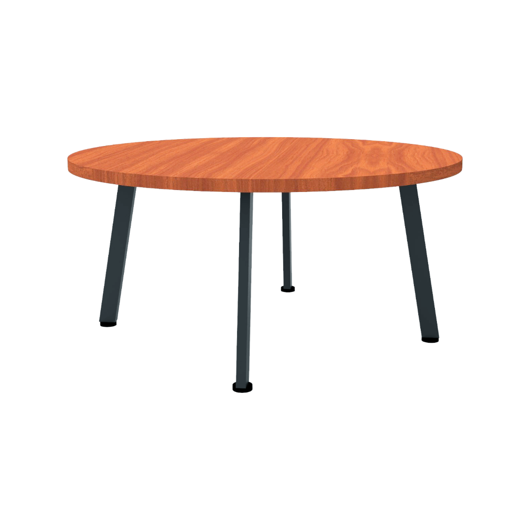 Eternity Round Coffee Table 900mm Cherry Black PC