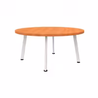 Eternity Round Coffee Table 900mm Cherry White PC