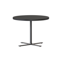Kolo Round Coffee Table 600mm Black Black PC