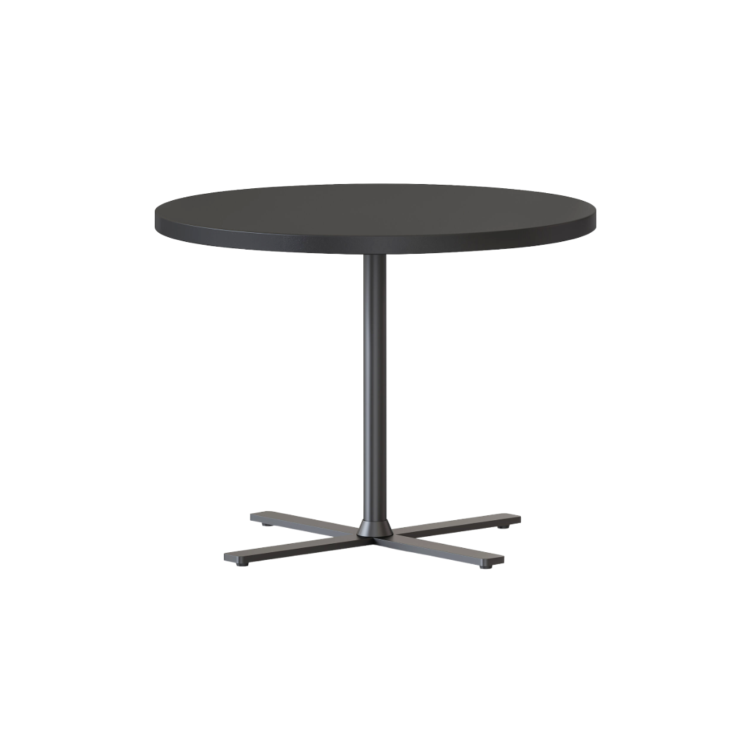 Kolo Round Coffee Table 600mm Black Black PC