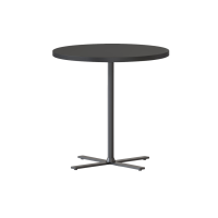 Kolo Round Coffee Table 600mm TALL Black Black PC