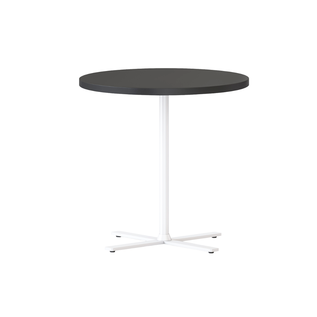 Kolo Round Coffee Table 600mm TALL Black White PC