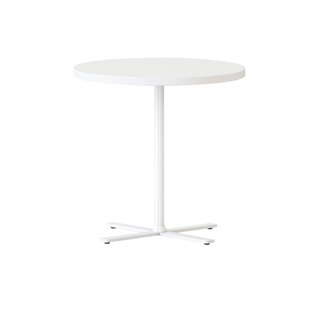 Kolo Round Coffee Table 600mm TALL White White PC