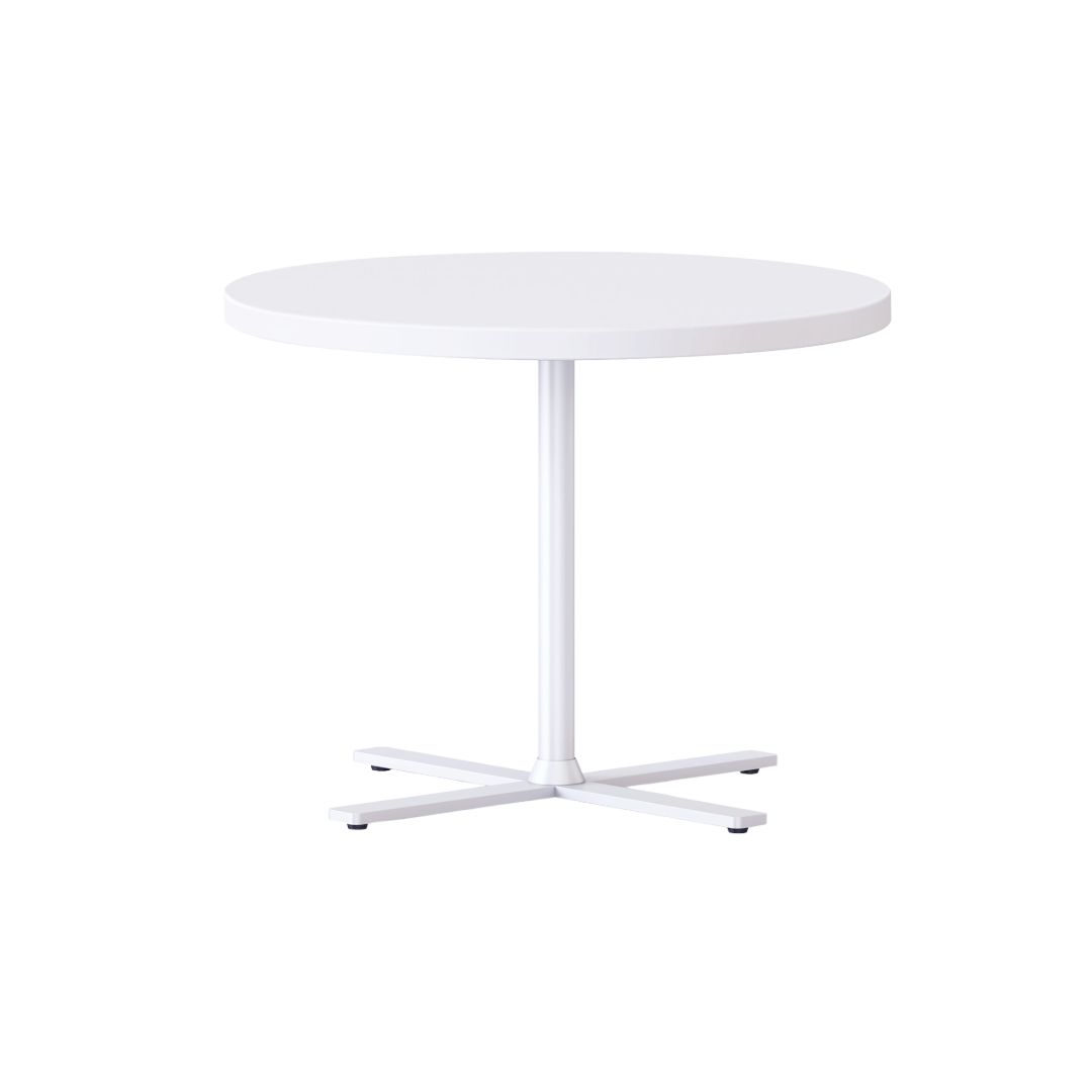 Kolo Round Coffee Table 600mm White White PC