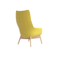 Fly High Back Lounge CH08 Back Angled View