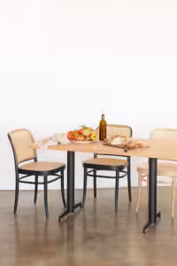 No Rock x Parkway T Base Table Dining Area View 1