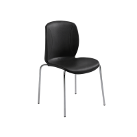 Coach Side Chair Black Shell