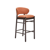 Camille Barstool M1324UU Front Angled View