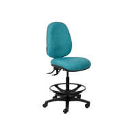 Delta Manual High Back Drafting Chair Front Angled View
