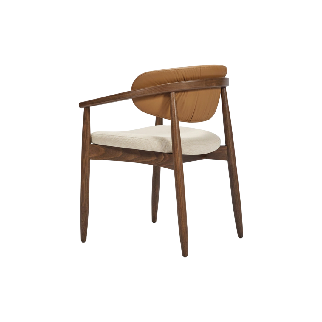 Joanne Armchair M1336CUU Back Angled View