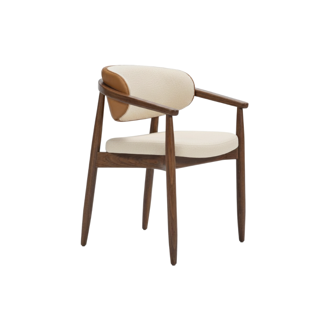 Joanne Armchair M1336CUU Front Angled View