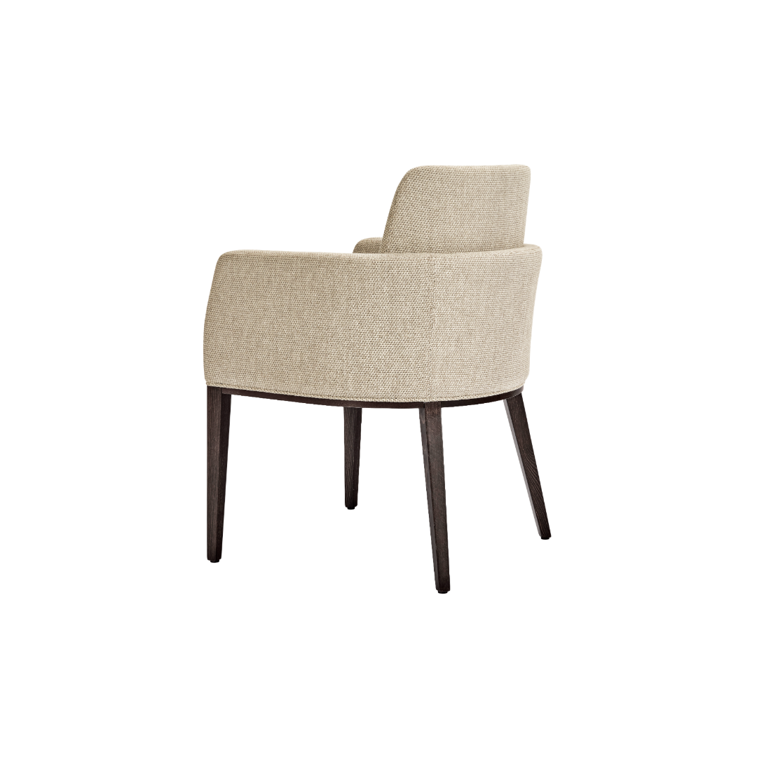 Aggy Armchair M1175C Back Angled View