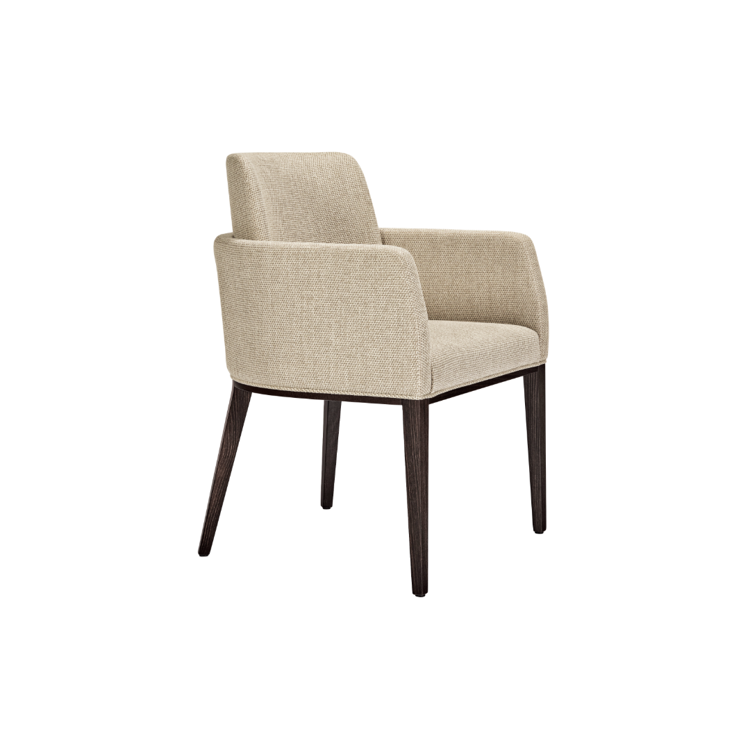 Aggy Armchair M1175C Front Angled View