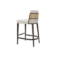 Aggy Barstool M1176 ST Back Angled View