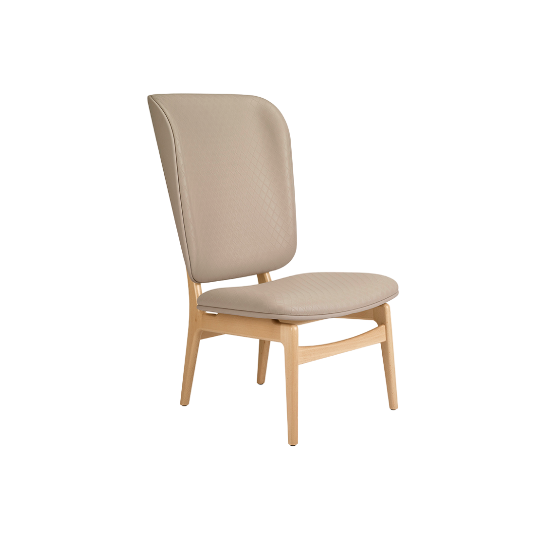 Chloe High Back Lounge M935HGUU ST Front Angled View