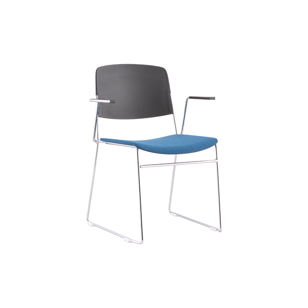 Ellis Sled Base Chair (Upholstered Seat) 1