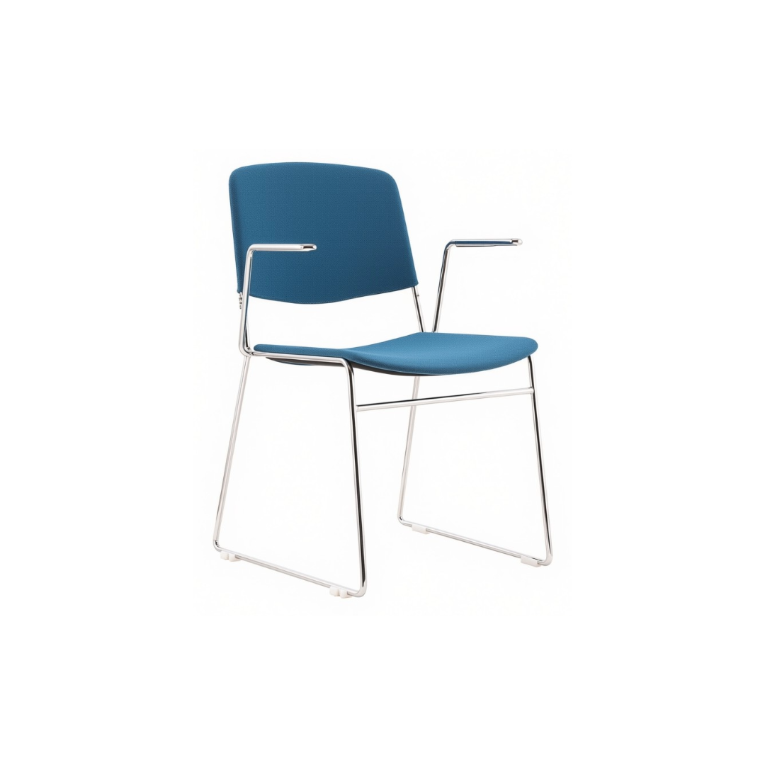 Ellis Sled Base Chair (Upholstered Seat and Back) 1
