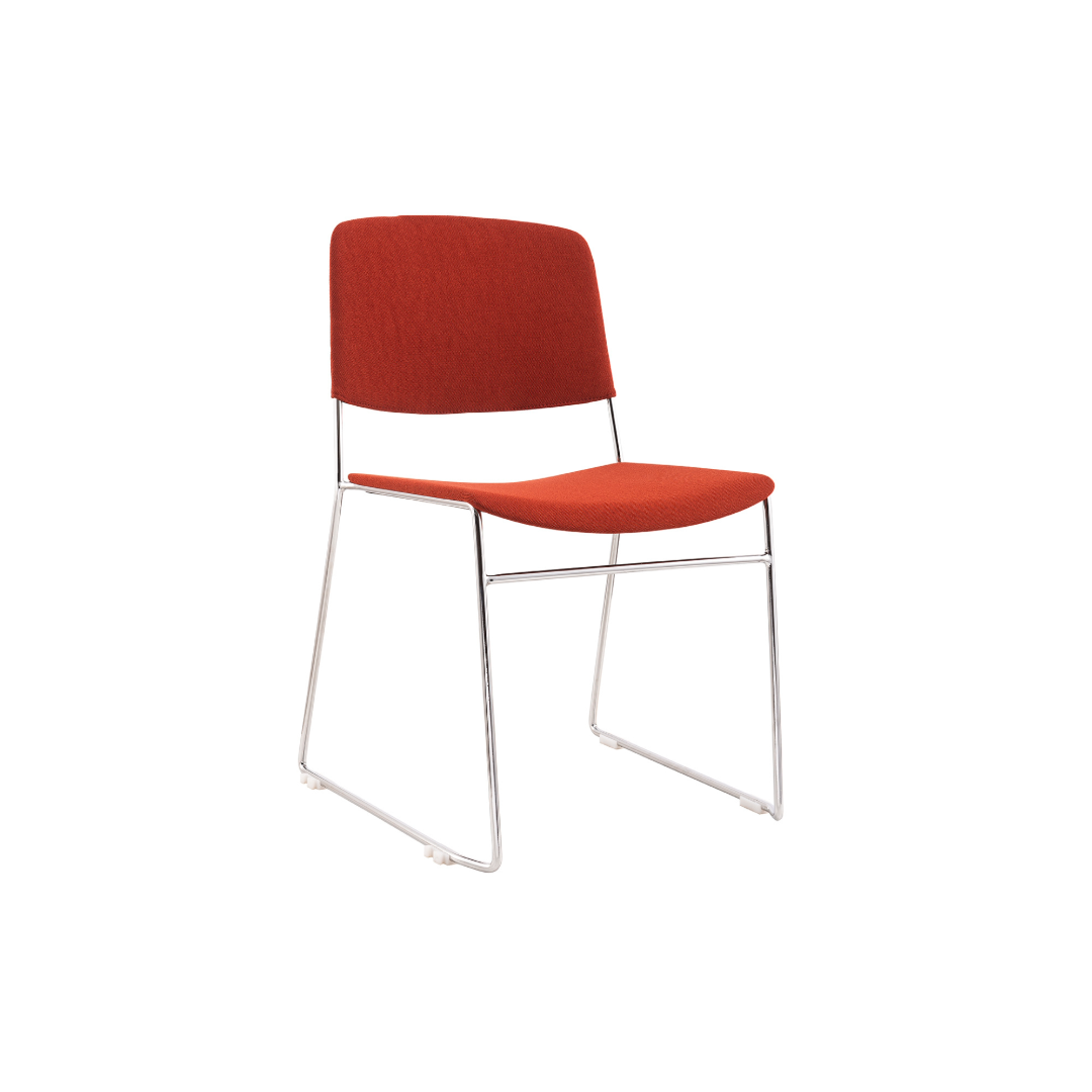 Ellis Sled Base Chair (Upholstered Seat and Back) 2