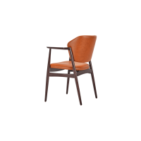 Silene Armchair M1255C Back Angled View