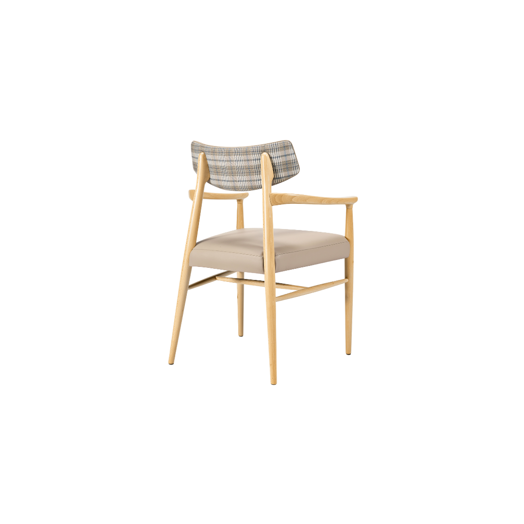 Bizu Armchair M1131UU Back Angled View