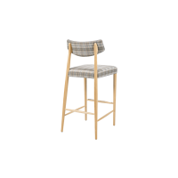 Bizu Barstool M1132UU Back Angled View
