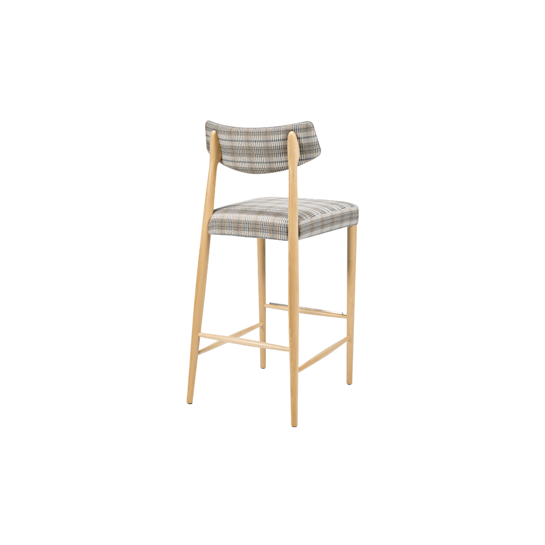 Bizu Barstool M1132UU Back Angled View