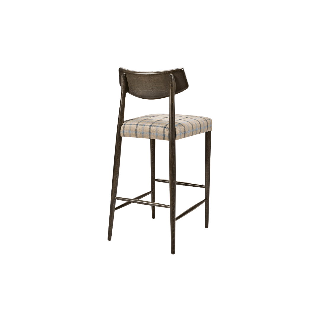 Bizu Barstool M1132UUW Back Angled View