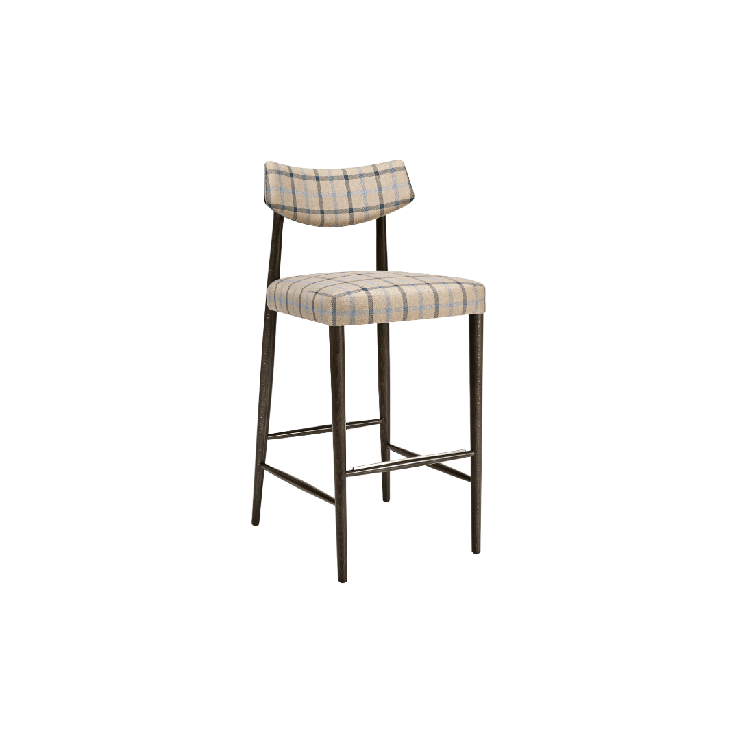 Bizu Barstool M1132UUW Front Angled View