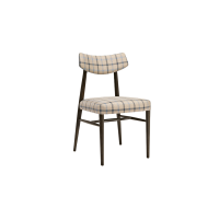 Bizu Side Chair M1130UUW Front Angled View - Dark