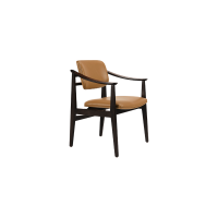 Shanna Armchair M1056UUST Front Angled View