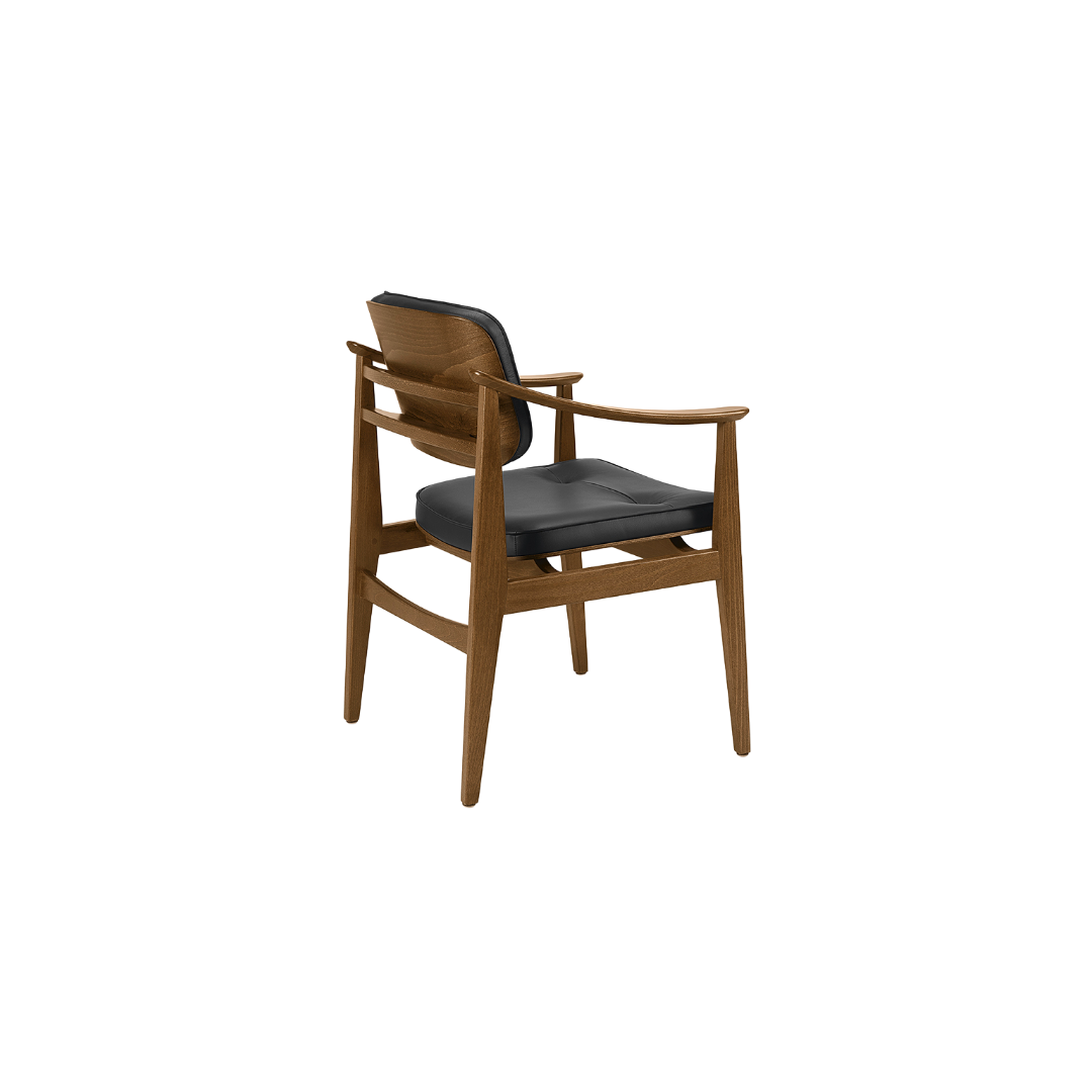 Shanna Armchair M1056WUUCR Back Angled View