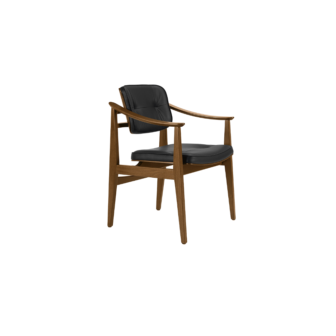 Shanna Armchair M1056WUUCR Front Angled View