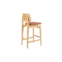 Shanna Barstool M1060WUUST Back Angled View