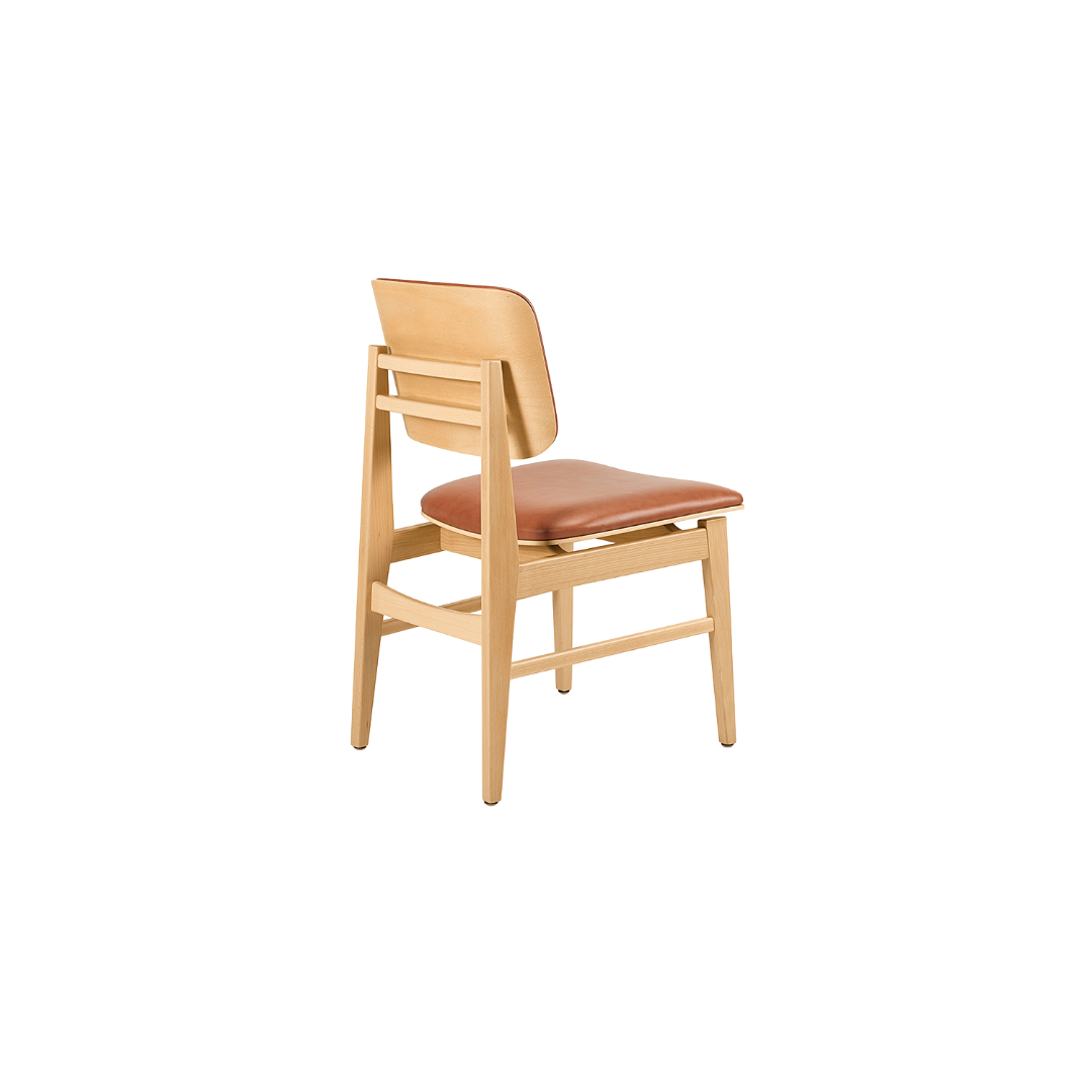 Shanna Side Chair M1054WUUST Back Angled View