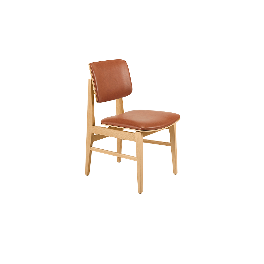 Shanna Side Chair M1054WUUST Front Angled View