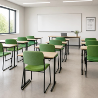 Ellis Sled Base Chair Classroom View