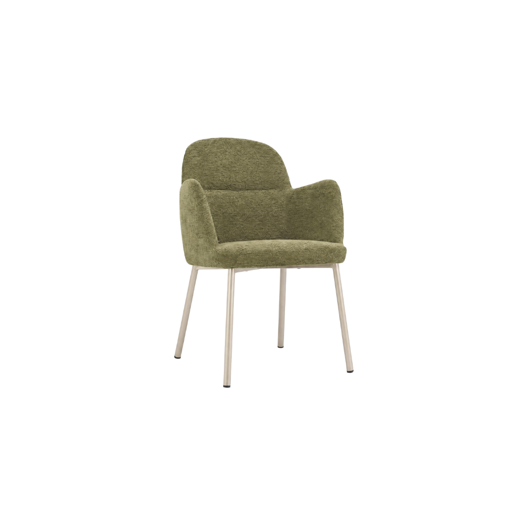 Petal Armchair A254 Front Angled View 1