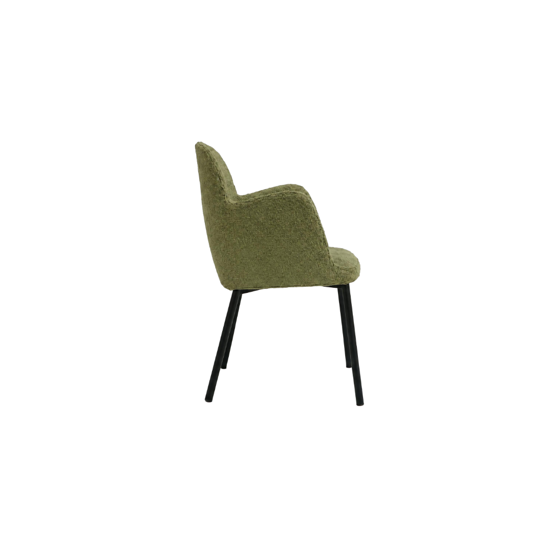 Petal Armchair A254 Side Angled View 2